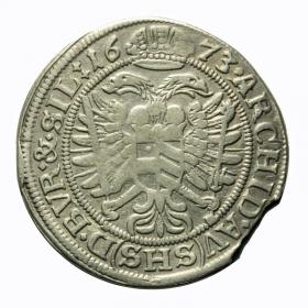 Obrazek 2 dla: 6 krajcarów 1673 Leopold I Habsburg Śląsk Wrocław