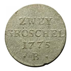 Obrazek dla: 2 greszele 1775 Fryderyk II Wielki Niemcy Wrocław