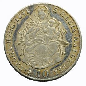 Obrazek 2 dla: 10 krajcarów 1841 Ferdynand V Habsburg Węgry Krzemnica