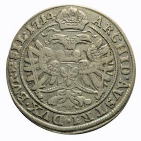 Obrazek 2 dla: 6 krajcarów 1714 Karol VI Habsburg Wrocław