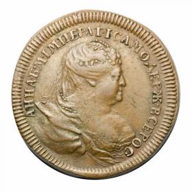 Obrazek dla: Żeton Pokój z Turcją 1739 Anna Iwanowa Romanow Rosja