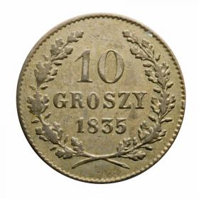 Obrazek dla: 10 groszy 1835 Wolne Miasto Kraków Wiedeń