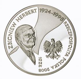 Obrazek 2 dla: 10 zł 2008 Zbigniew Herbert