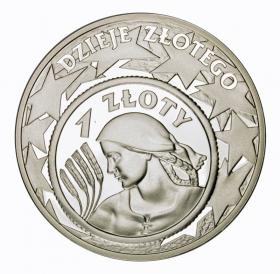 Obrazek dla: 10 zł 2004 Dzieje złotego Kobieta z kłosami