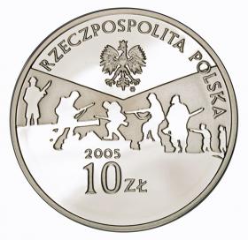 Obrazek 2 dla: 10 zł 2005 60 rocznica zakończenia II Wojny Światowej