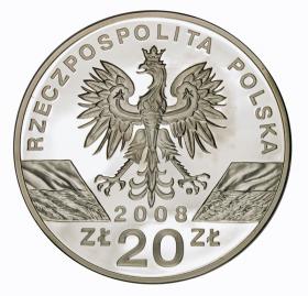 Obrazek 2 dla: 20 zł 2008 Sokół