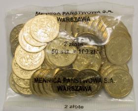 Obrazek dla: 2 zł 2004 Stanisław Wyspiański 50 sztuk worek menniczy