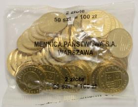 Obrazek dla: 2 zł 2005 Województwo Świętokrzyskie 50 sztuk worek menniczy
