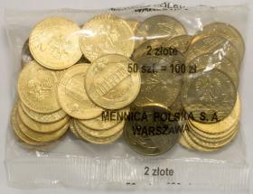Obrazek dla: 2 zł 2006 Żagań 50 sztuk worek menniczy