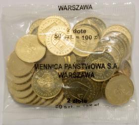 Obrazek dla: 2 zł 2005 Województwo Świętokrzyskie 50 sztuk worek menniczy