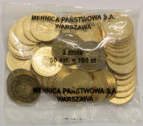 Obrazek dla: 2 zł 2004 Województwo Śląskie 50 sztuk worek menniczy