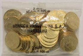 Obrazek dla: 2 zł 2005 Jan Paweł II 1920  2005 50 sztuk worek menniczy