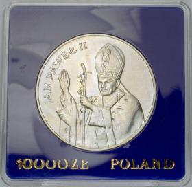 Obrazek dla: 10000 zł 1987 Jan Paweł II srebro