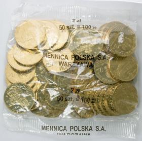 Obrazek dla: 2 zł 2008 Łowicz 50 sztuk worek menniczy