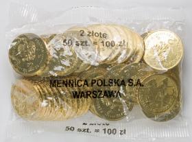 Obrazek dla: 2 zł 2007 Rycerz ciężkozbrojny 50 sztuk worek menniczy