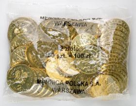 Obrazek dla: 2 zł 2006 Jeździec Piastowski 50 sztuk worek menniczy