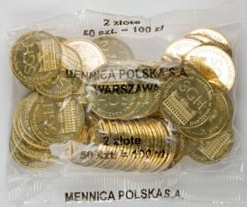 Obrazek dla: 2 zł 2006 Szkoła Główna Handlowa w Warszawie 50 sztuk worek menniczy