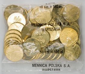 Obrazek dla: 2 zł 2005 Kołobrzeg 50 sztuk worek menniczy