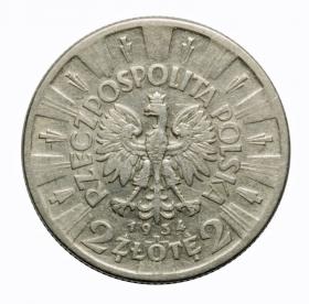 Obrazek 2 dla: 2 złote 1934 Józef Piłsudski II RP Warszawa