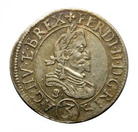 Obrazek dla: 3 krajcary 1625 Ferdynand II Habsburg Austria Sankt Veit