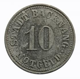 Obrazek dla: 10 fenigów 1918 Backnang Wirtembergia