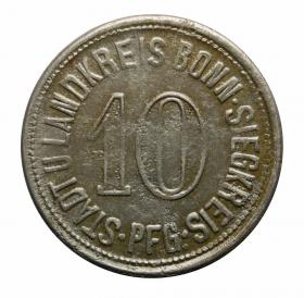 Obrazek dla: 10 fenigów 1918 Bonn Nadrenia