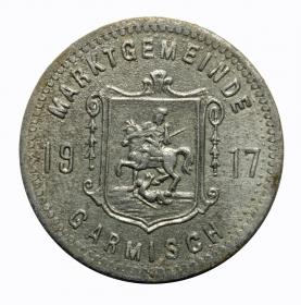 Obrazek 2 dla: 10 fenigów 1917 Garmisch Bawaria