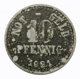 Obrazek dla: 10 fenigów 1921 Braunschweig
