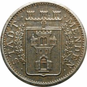 Obrazek 2 dla: 10 fenigów 1917 Menden Westfalia