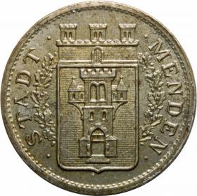 Obrazek 2 dla: 10 fenigów 1919 Menden Westfalia
