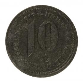Obrazek 2 dla: 10 fenigów 1917 Weiler Bawaria