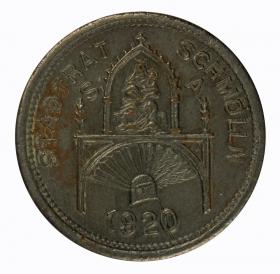 Obrazek 2 dla: 50 fenigów 1920 Schmolln Saksonia