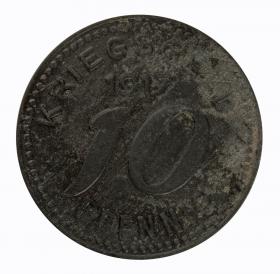 Obrazek dla: 10 fenigów 1917 Barmen Nadrenia