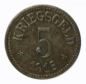 Obrazek dla: 5 fenigów 1918 Lohr Bawaria
