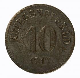 Obrazek dla: 10 fenigów 1917 Furth Bawaria