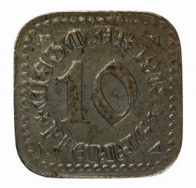 Obrazek dla: 10 fenigów 1918 Weimar Saksonia