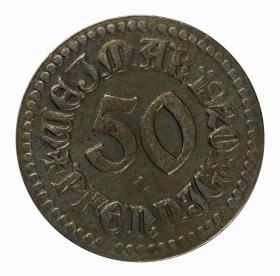 Obrazek dla: 50 fenigów 1920 Weimar Saksonia
