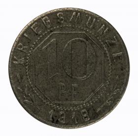 Obrazek dla: 10 fenigów 1918 Welzheim Witembergia