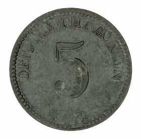 Obrazek dla: 5 fenigów 1917 Offenbach Hesja