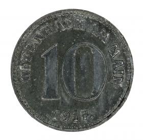 Obrazek dla: 10 fenigów 1917 Offenbach Hesja