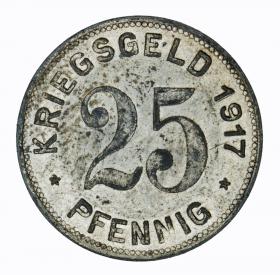 Obrazek dla: 25 fenigów 1917 Haan Nadrenia