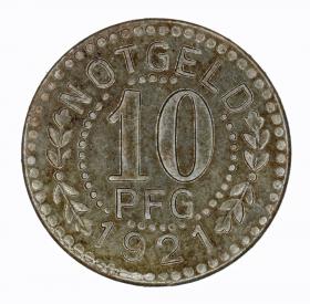 Obrazek dla: 10 fenigów 1921 Gosswitz Saksonia