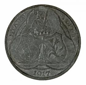 Obrazek 2 dla: 10 fenigów 1917 Fulda Hesja