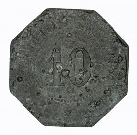 Obrazek dla: 10 fenigów 1917 Fulda Hesja