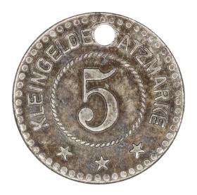 Obrazek dla: 5 fenigów 1918 Weilburg Hesja