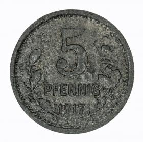 Obrazek dla: 5 fenigów 1917 Iserlohn Westfalia