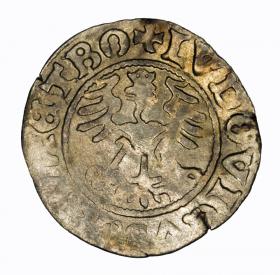 Obrazek 2 dla: Półgrosz 1526 Ludwik I Jagiellończyk Świdnica