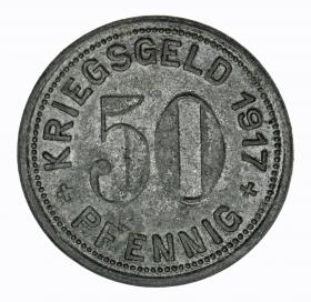 Obrazek dla: 50 fenigów 1917 Mettmann Nadrenia