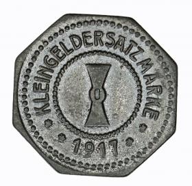 Obrazek 2 dla: 5 fenigów 1917 Muhlhausen Saksonia