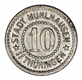 Obrazek dla: 10 fenigów 1917 Muhlhausen Saksonia